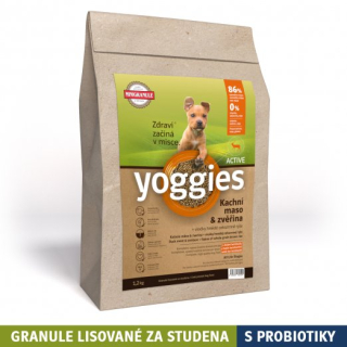 YOGGIES minigranule kachna+zvěřina